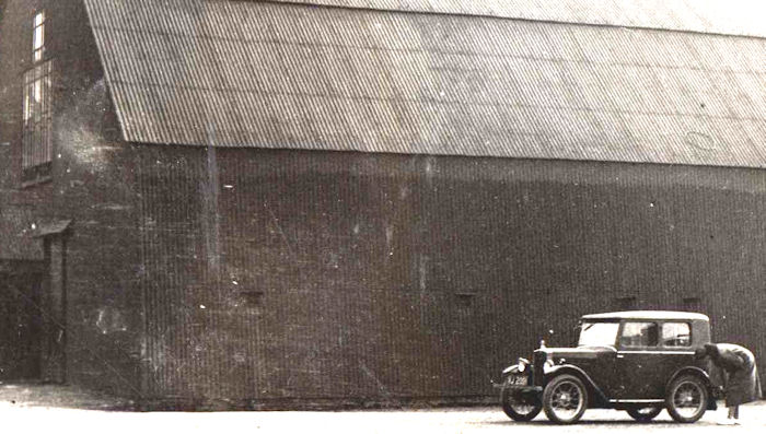 Friars street Drill Hall, circa 1910 - Detail.